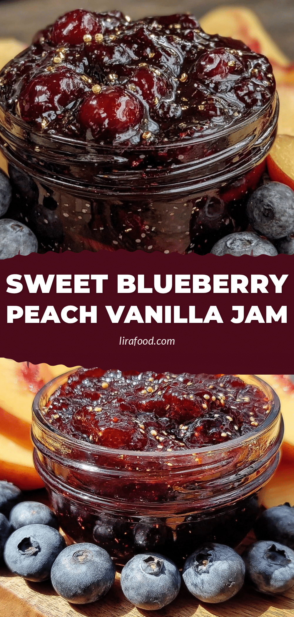 blueberry peach jam recipe