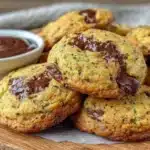 brown butter chocolate chip zucchini cookies - featured image
