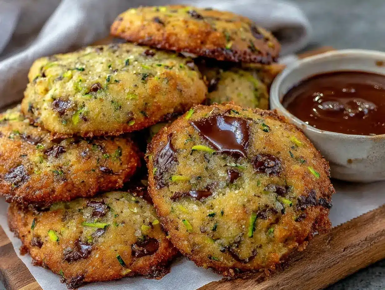 brown butter chocolate chip zucchini cookies preparation steps