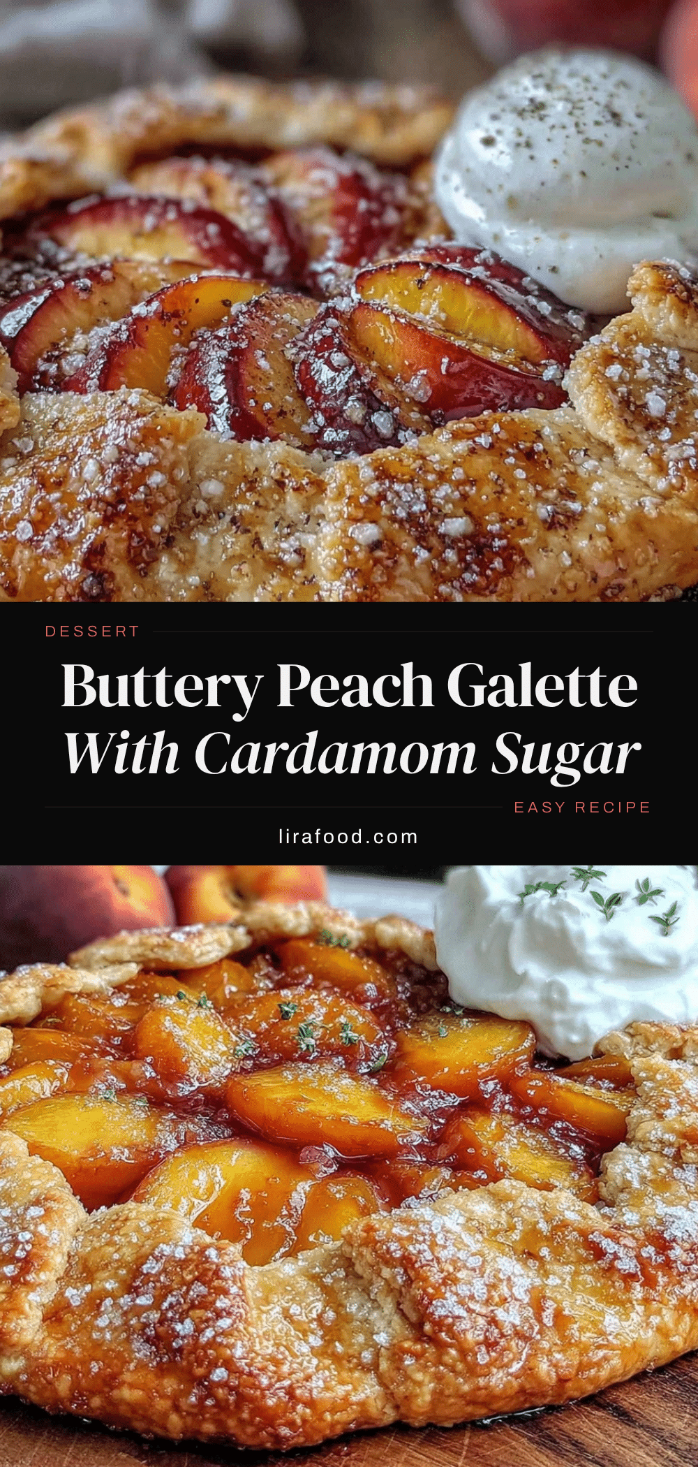 brown butter peach galette recipe