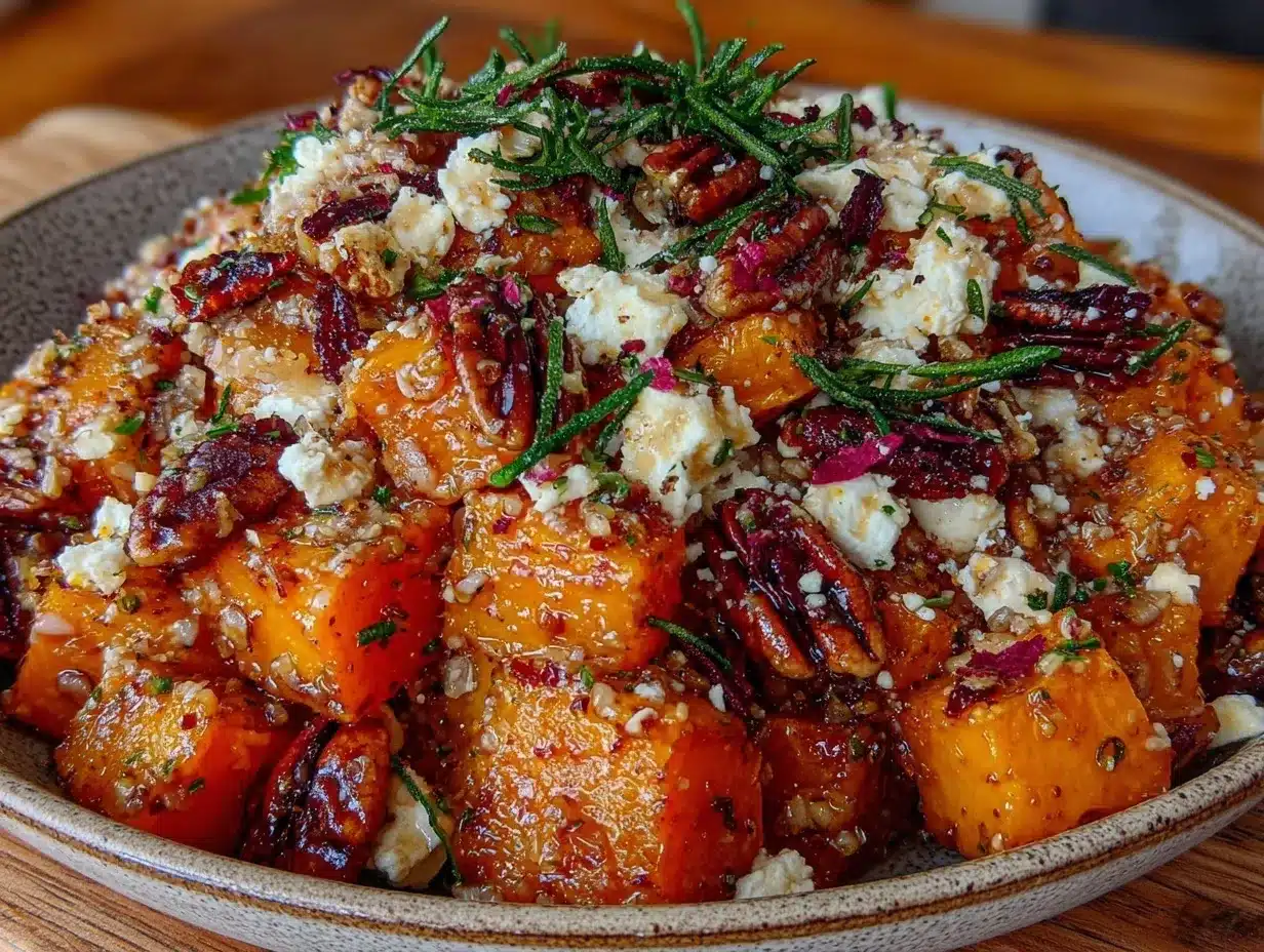 brown butter sage roasted butternut squash preparation steps