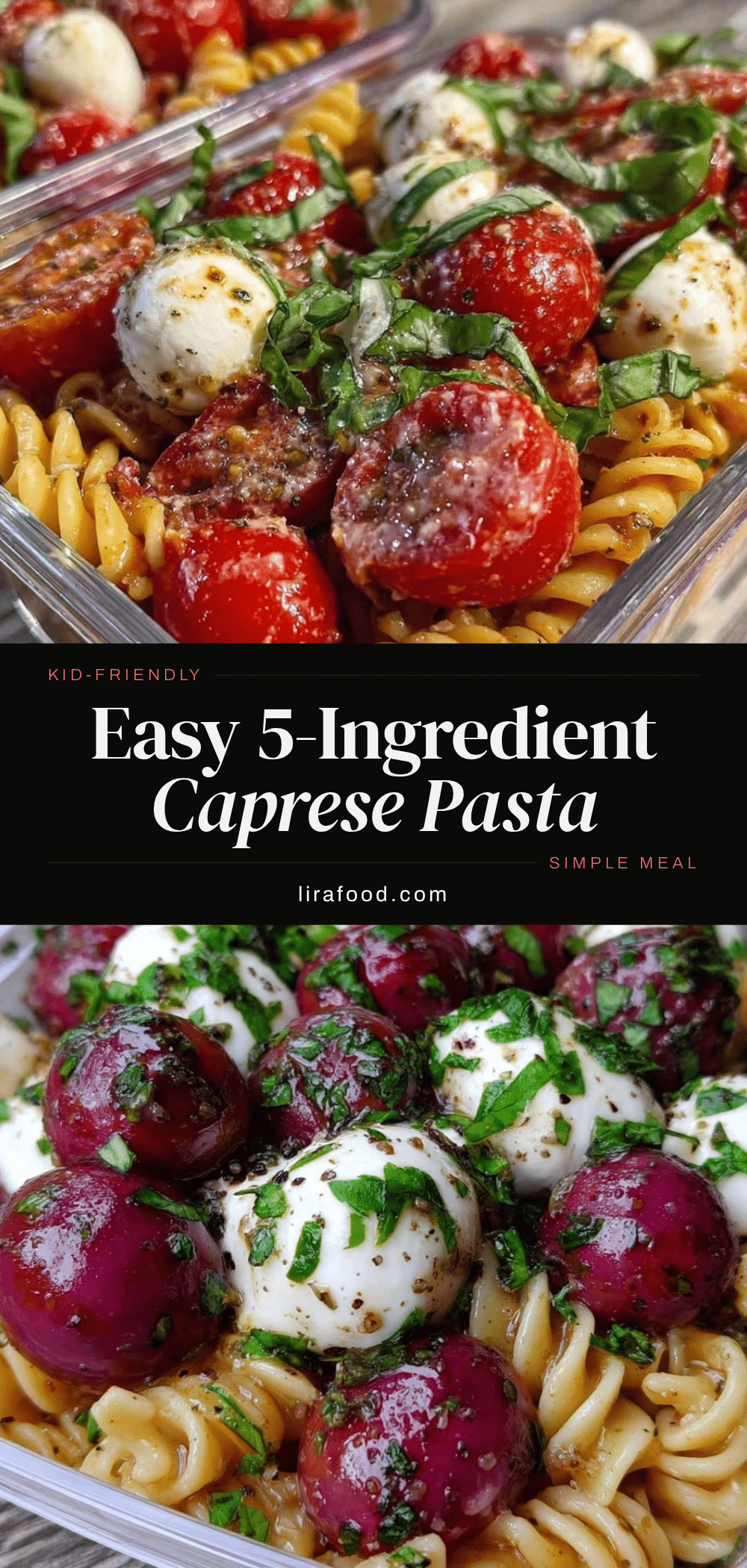 Caprese Pasta Salad recipe