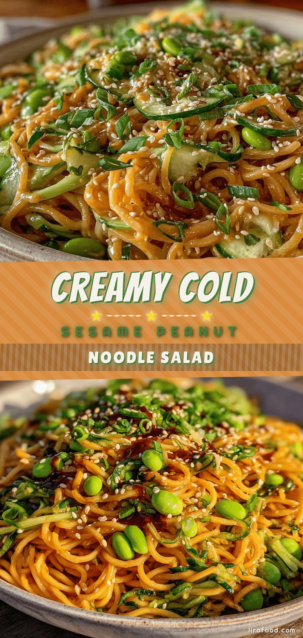 cold sesame peanut noodle salad recipe