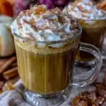 creamy brown sugar oat milk pumpkin chai latte - featured image