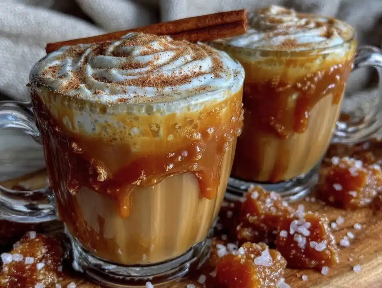 creamy brown sugar oat milk pumpkin chai latte preparation steps