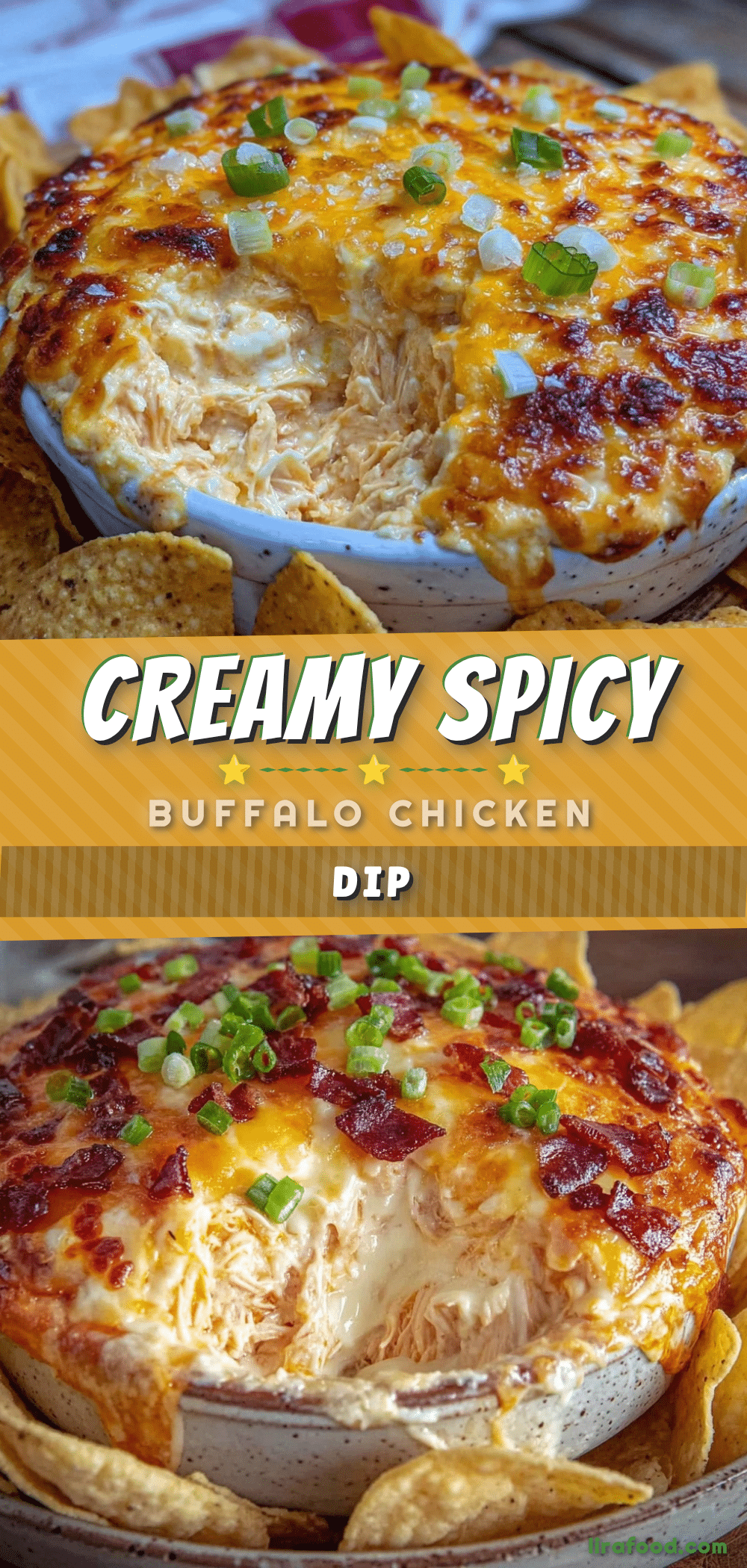 creamy buffalo chicken dip recipe