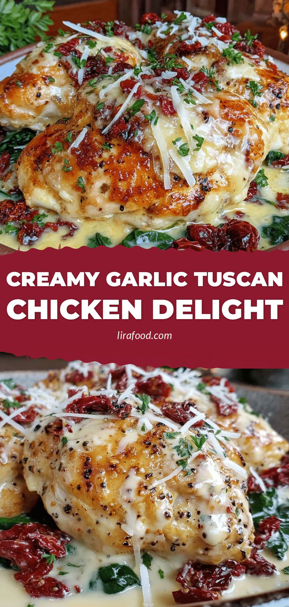 creamy garlic tuscan chicken recipe