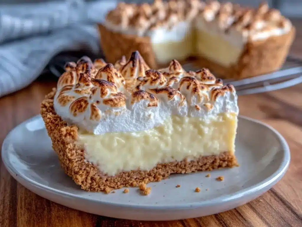creamy lemon icebox pie - featured image