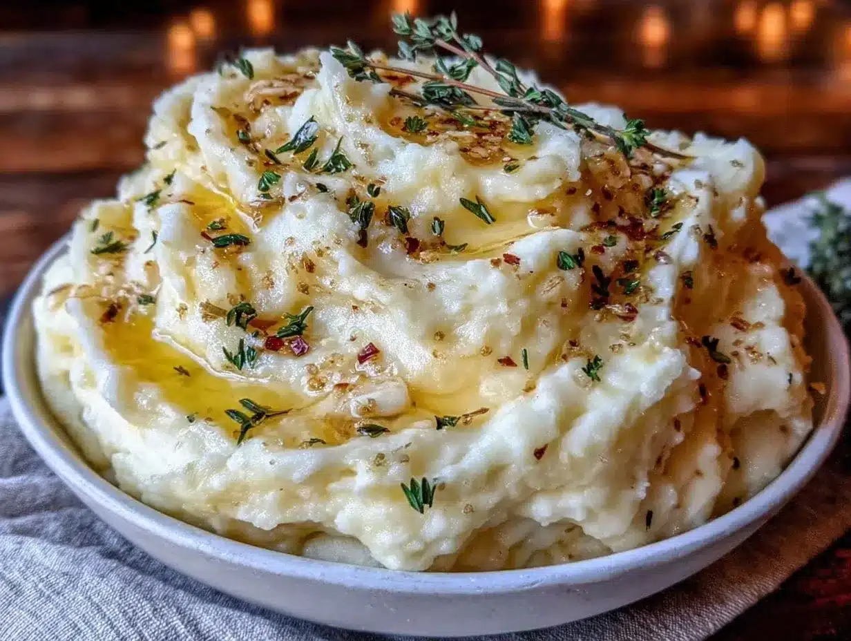 creamy make-ahead roasted garlic mashed potatoes preparation steps