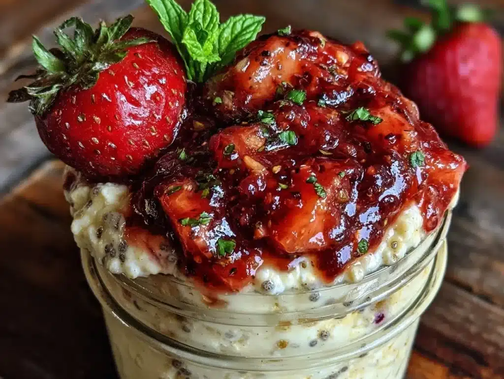 creamy overnight oats - featured image
