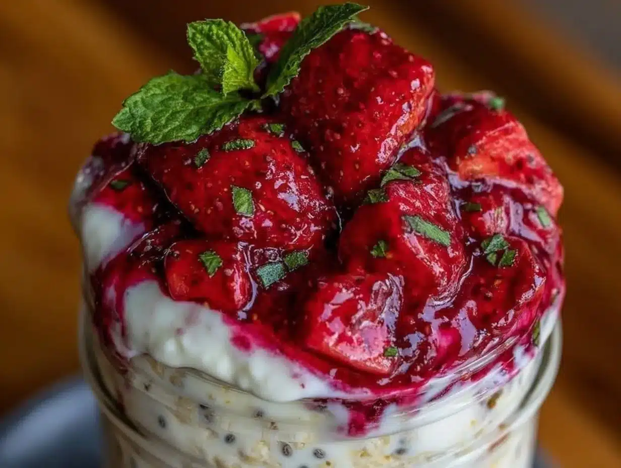 creamy overnight oats preparation steps