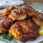 crispy air fryer Parmesan chicken thighs - featured image