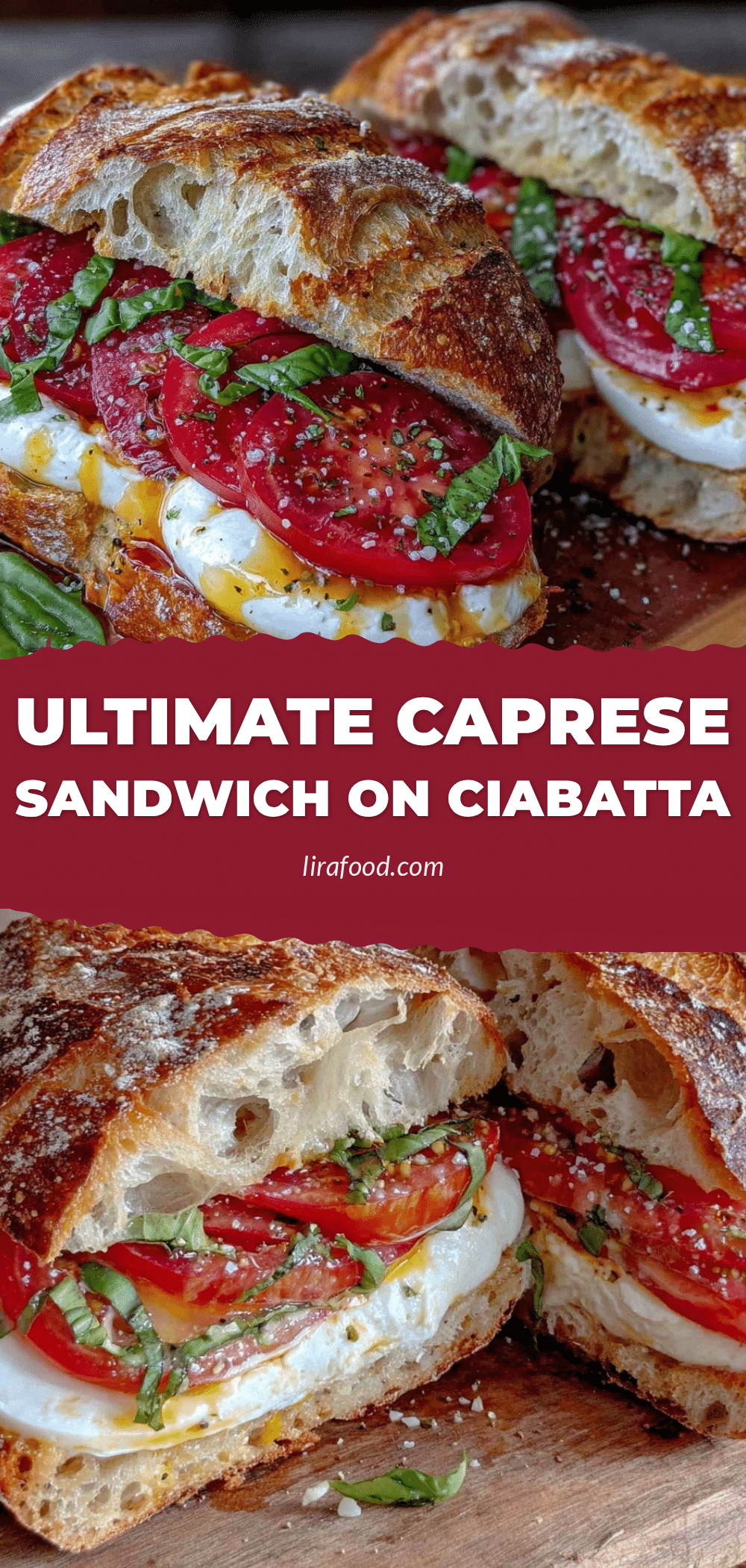 crispy Caprese sandwich recipe