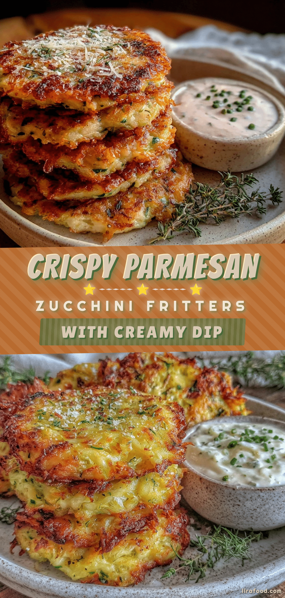 crispy parmesan zucchini fritters recipe