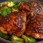 crockpot honey garlic chicken thighs - featured image