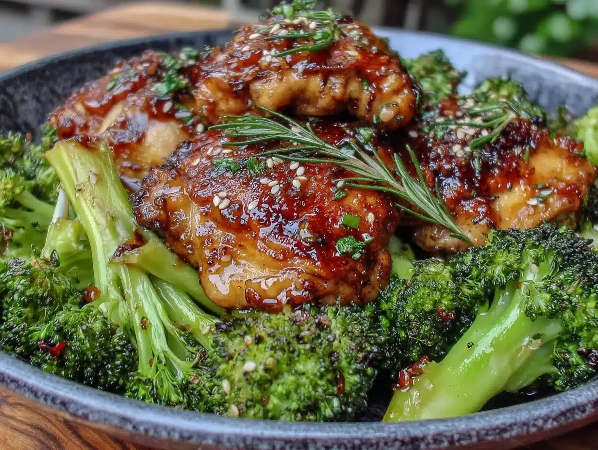 crockpot honey garlic chicken thighs preparation steps