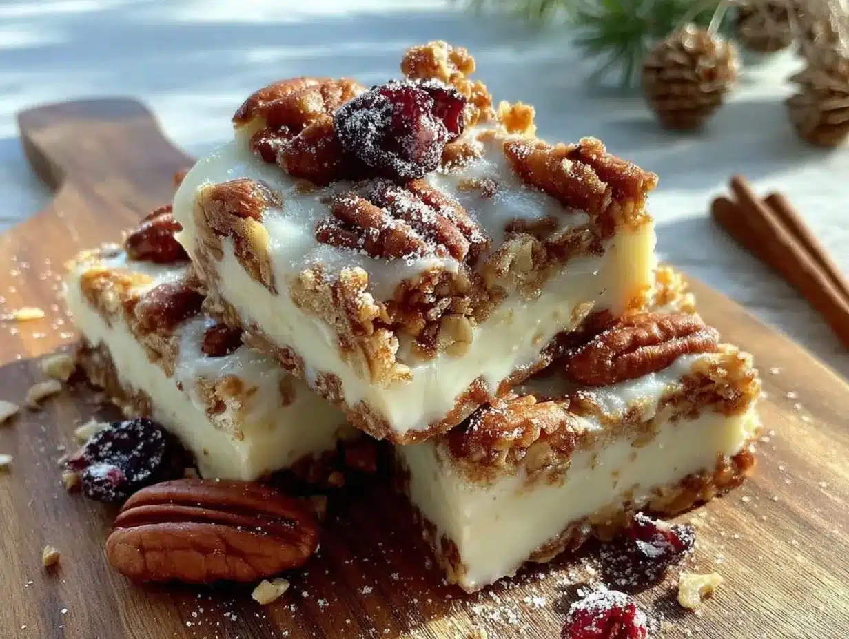 crunchy cinnamon greek yogurt granola bark preparation steps