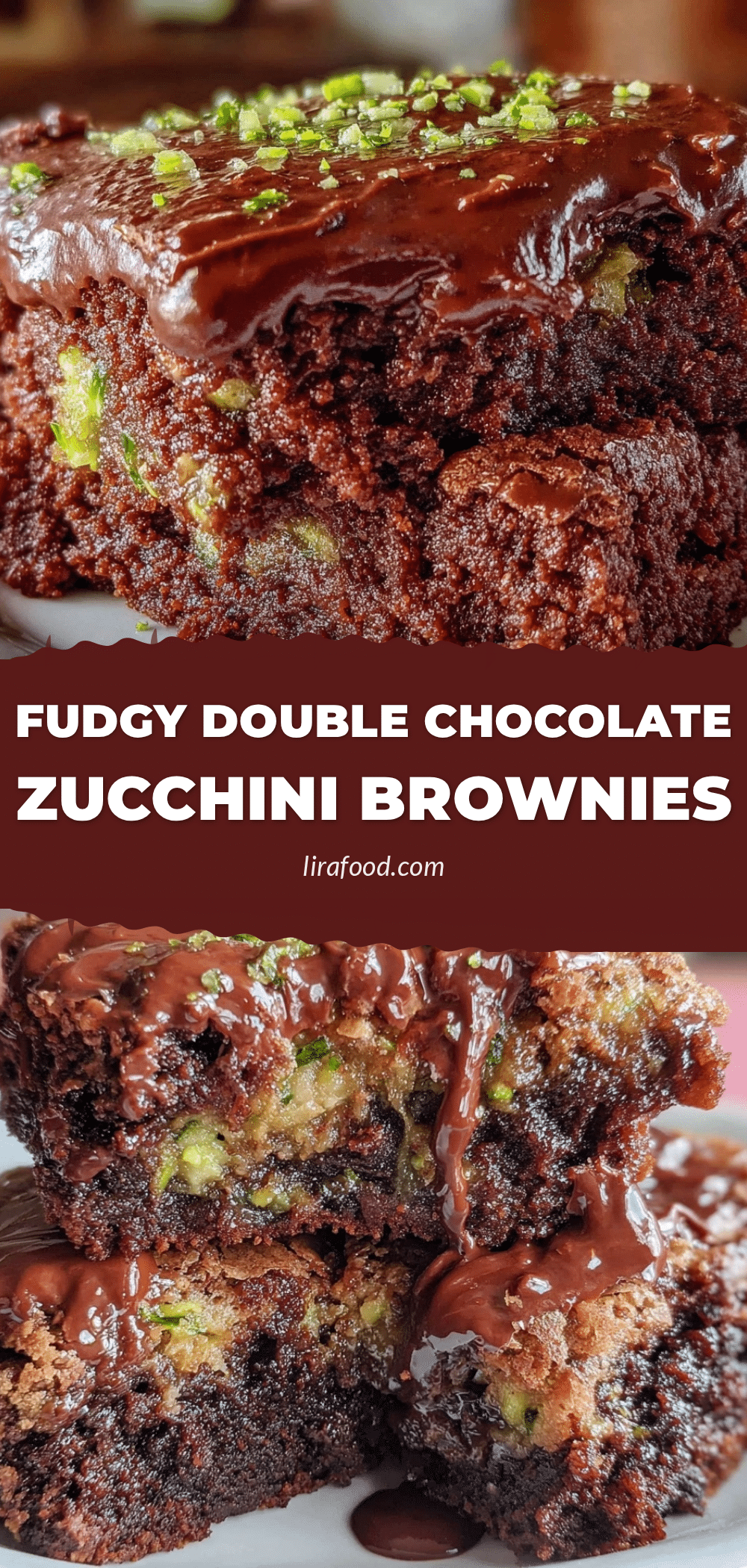 double chocolate zucchini brownies recipe