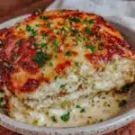 Easy Cheesy Hatch Green Chili Chicken Enchilada Casserole - featured image