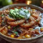 Easy Crockpot Chicken Tortilla Soup - featured image