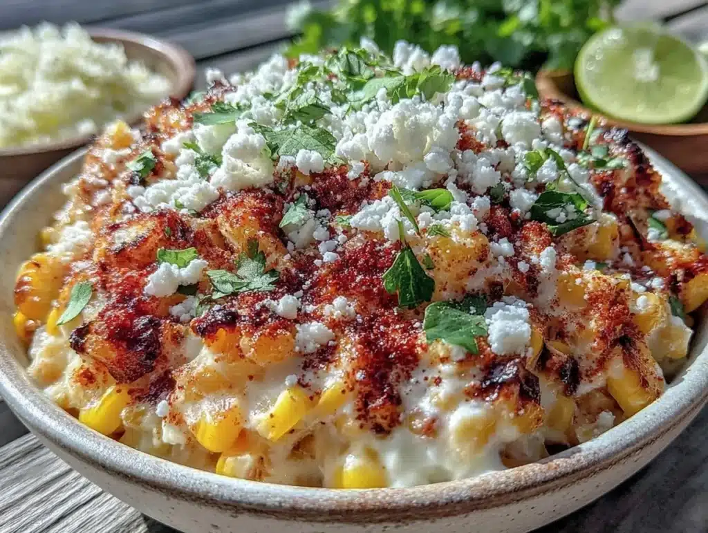elote-style street corn dip - featured image