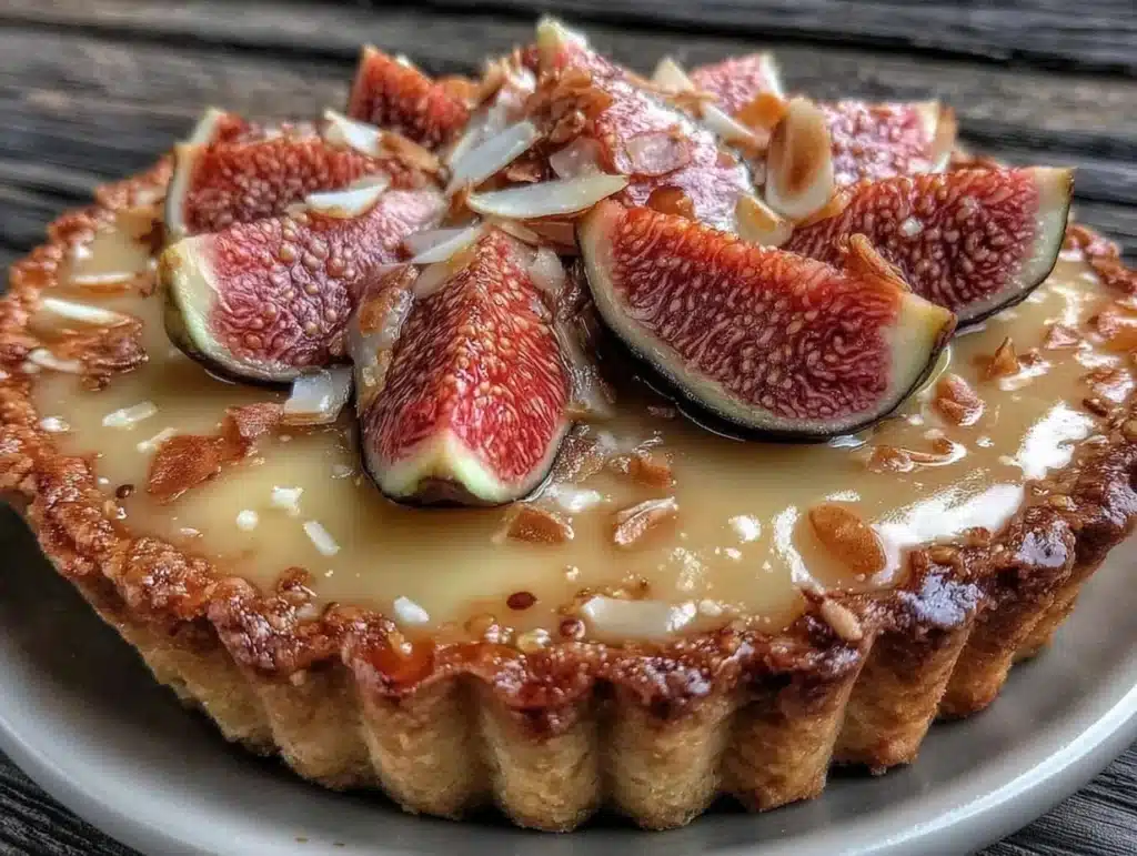 fig and almond tart - featured image