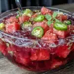 firecracker watermelon margarita punch bowl - featured image