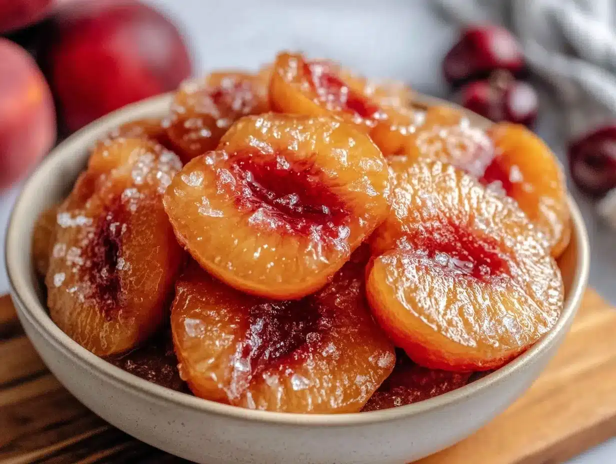 freeze fresh peaches without browning preparation steps