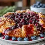 fresh blueberry galette - featured image