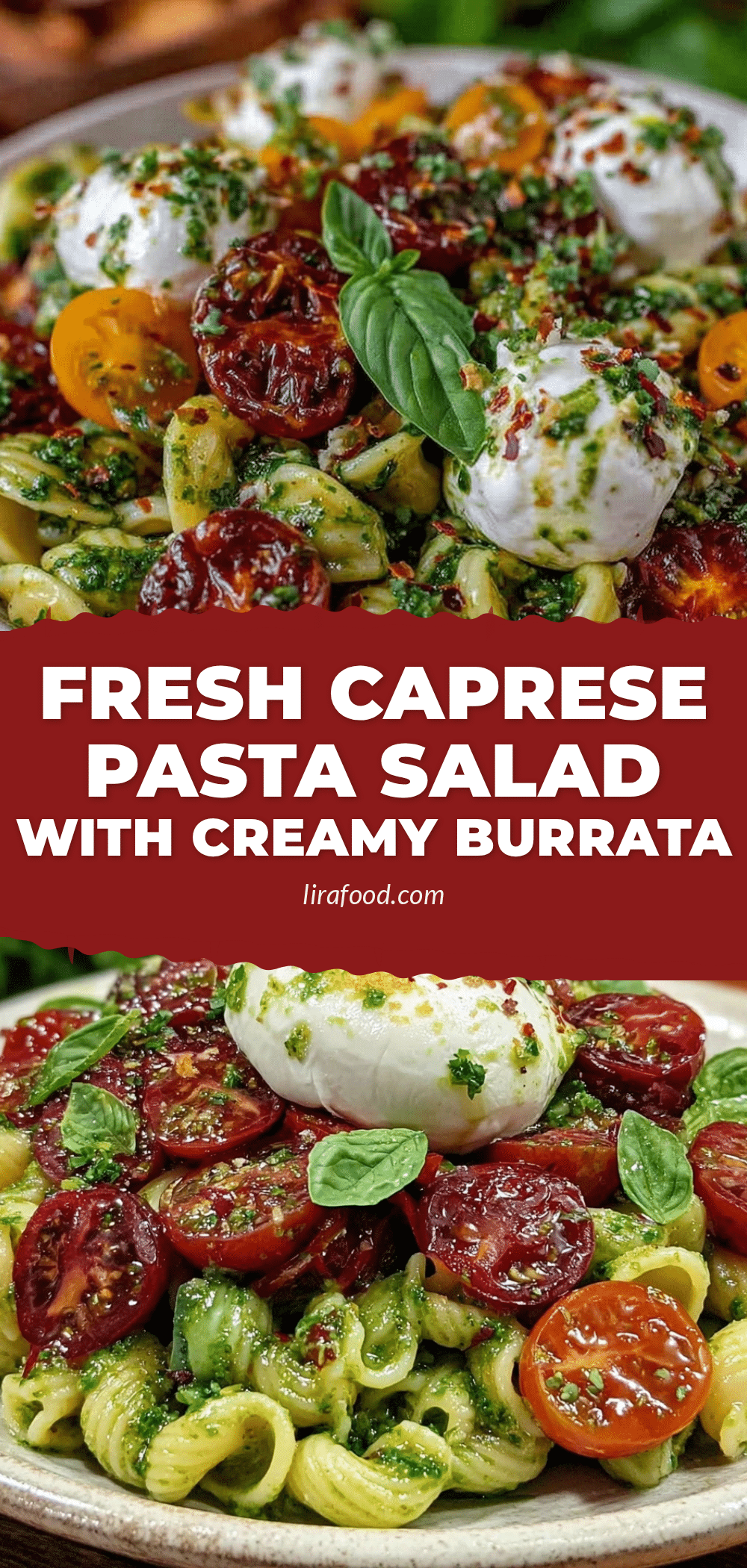fresh caprese pasta salad recipe