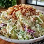 fresh honey mustard coleslaw - featured image