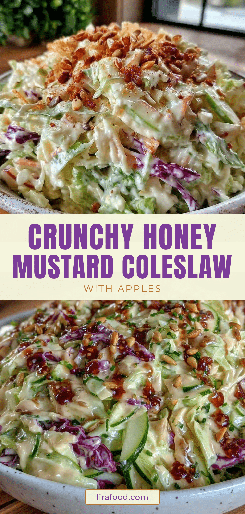 fresh honey mustard coleslaw recipe