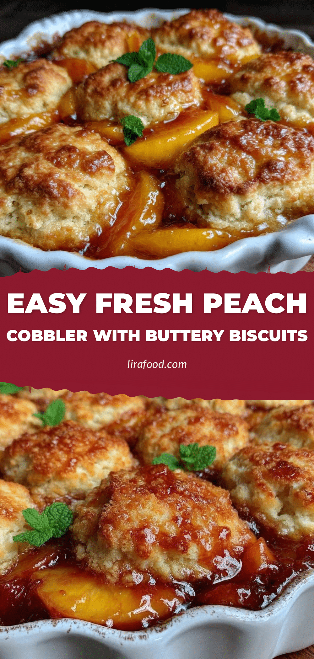 fresh peach cobbler recipe