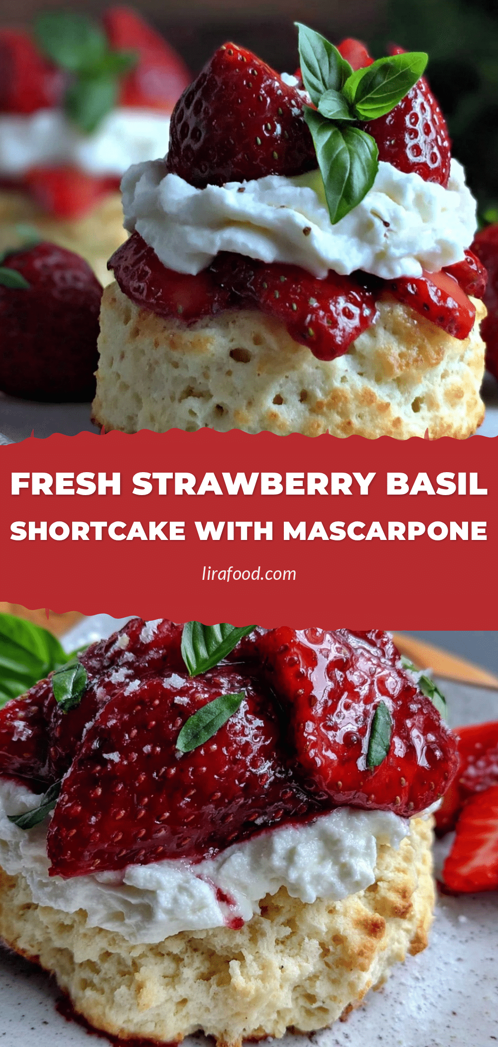 fresh strawberry basil shortcake recipe
