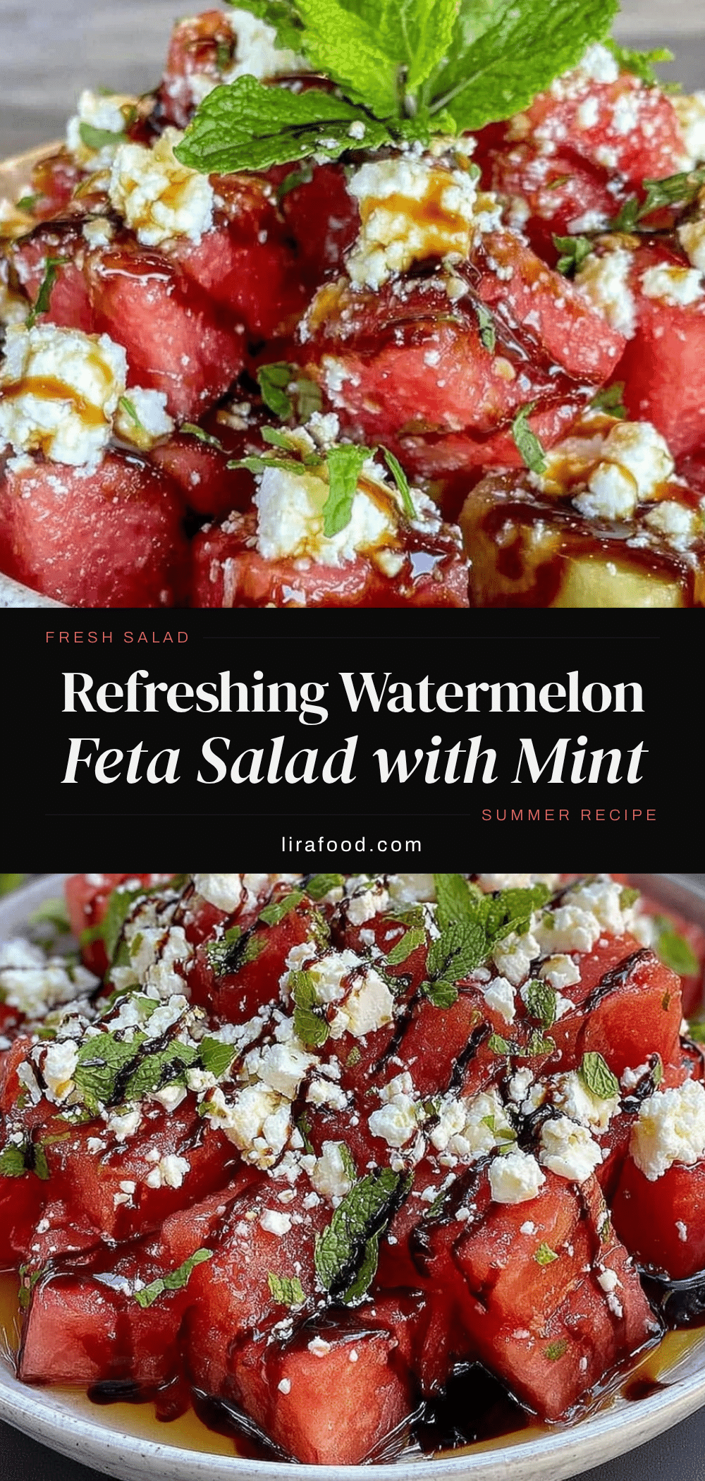 Fresh Watermelon Feta Salad recipe
