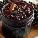 healthy homemade elderberry syrup - featured image