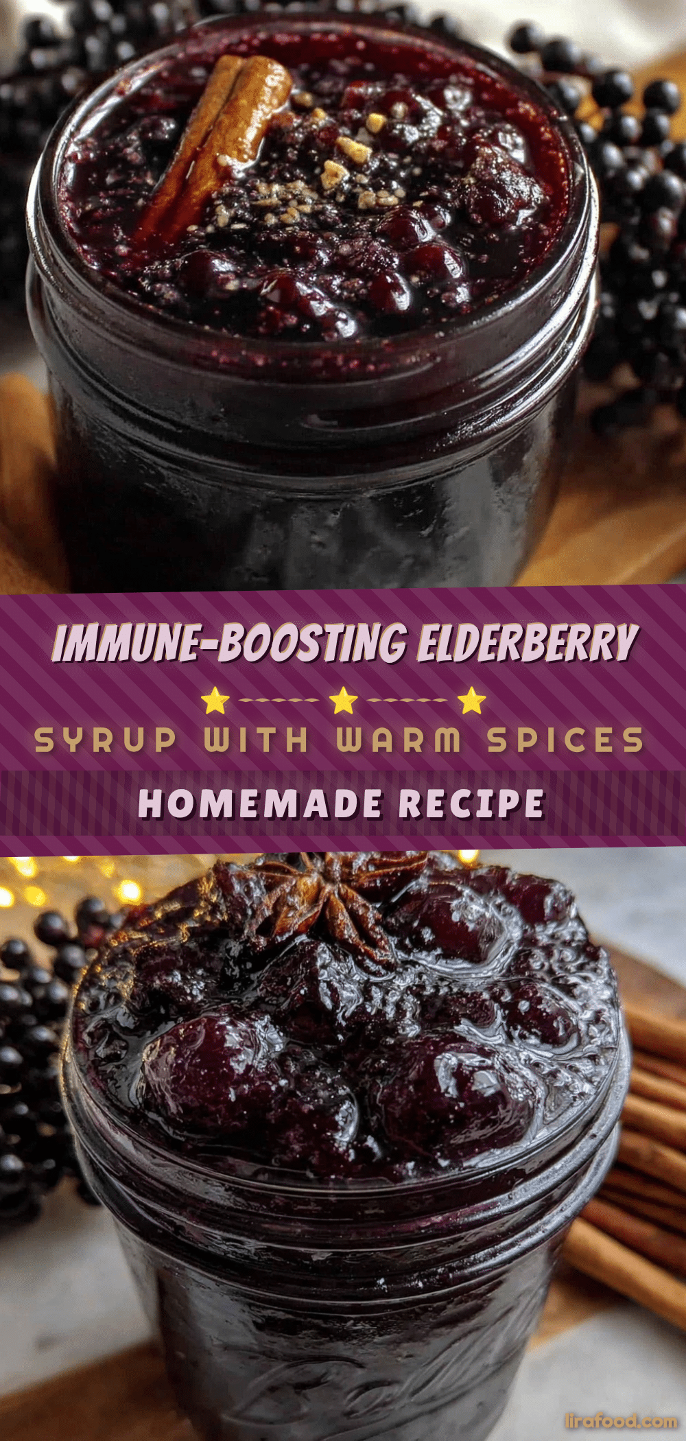 healthy homemade elderberry syrup recipe