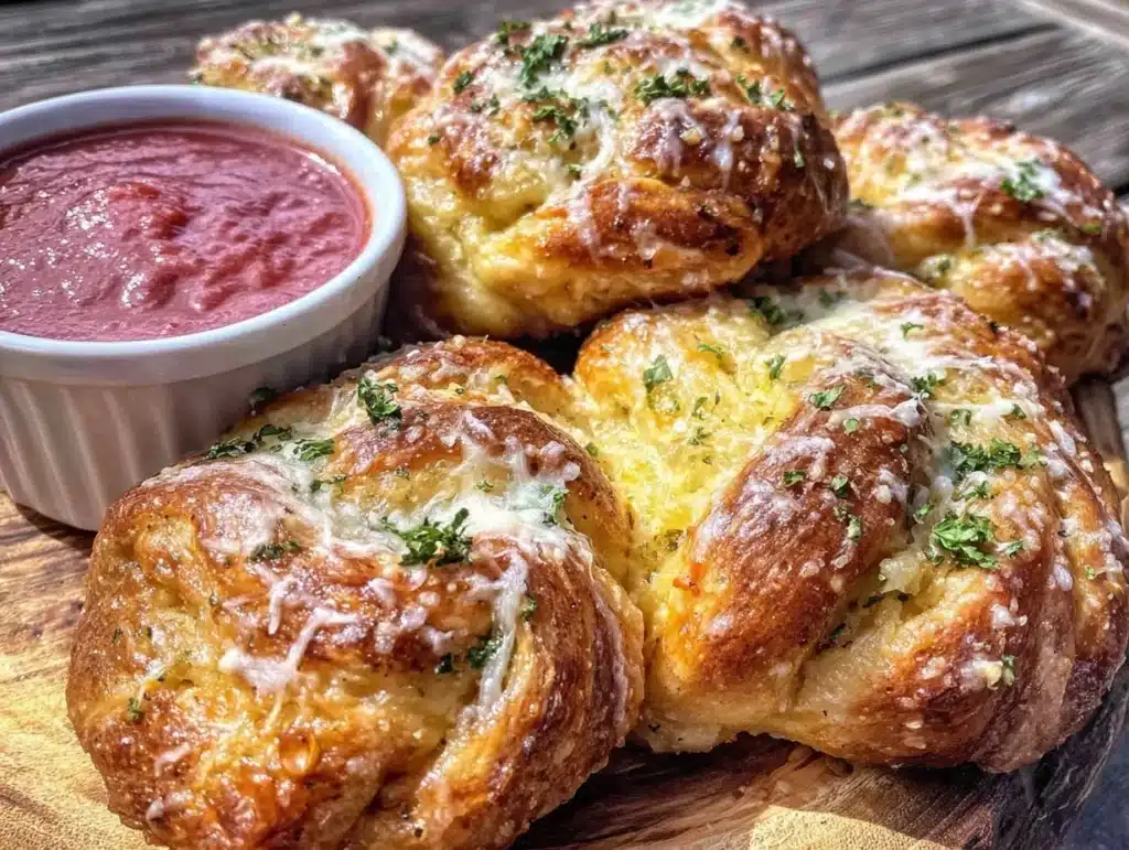 homemade garlic knots - featured image