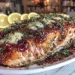 honey garlic baked salmon - featured image