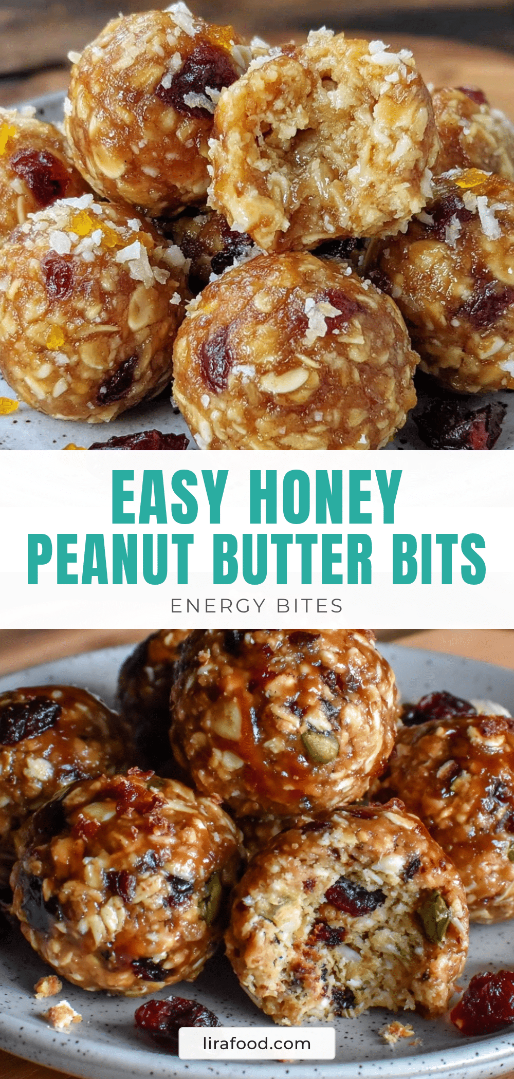honey peanut butter energy bites recipe