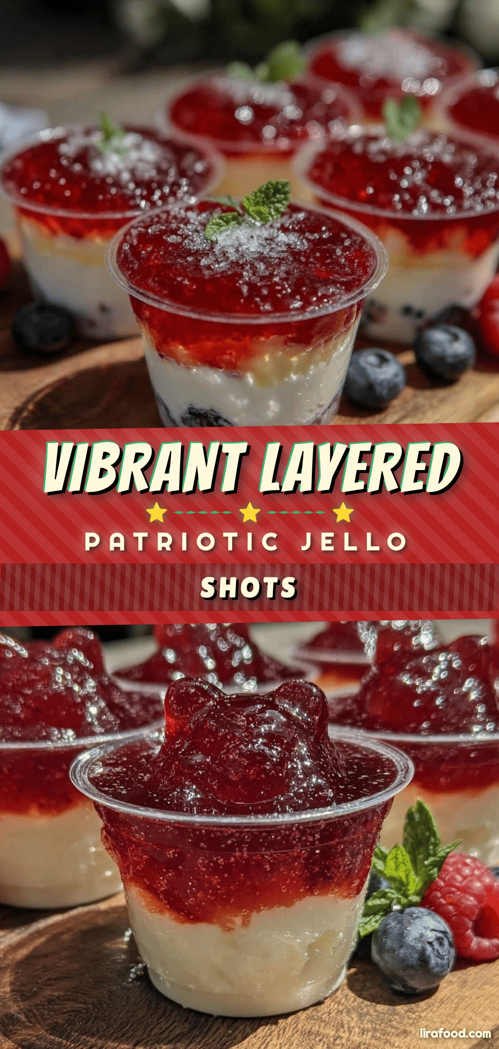 layered patriotic jello shots recipe