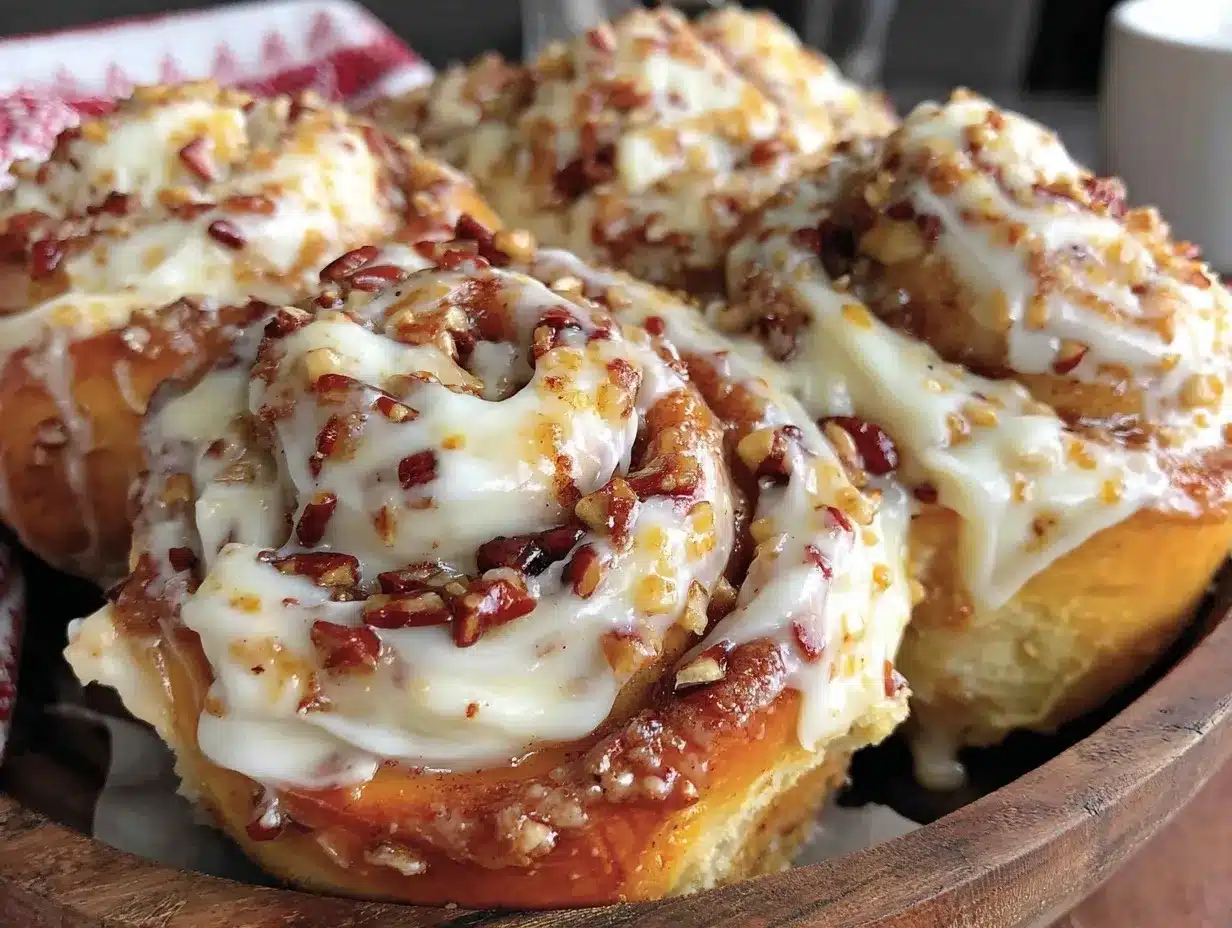 maple pecan sourdough cinnamon rolls preparation steps