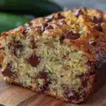 moist chocolate chip zucchini bread - featured image