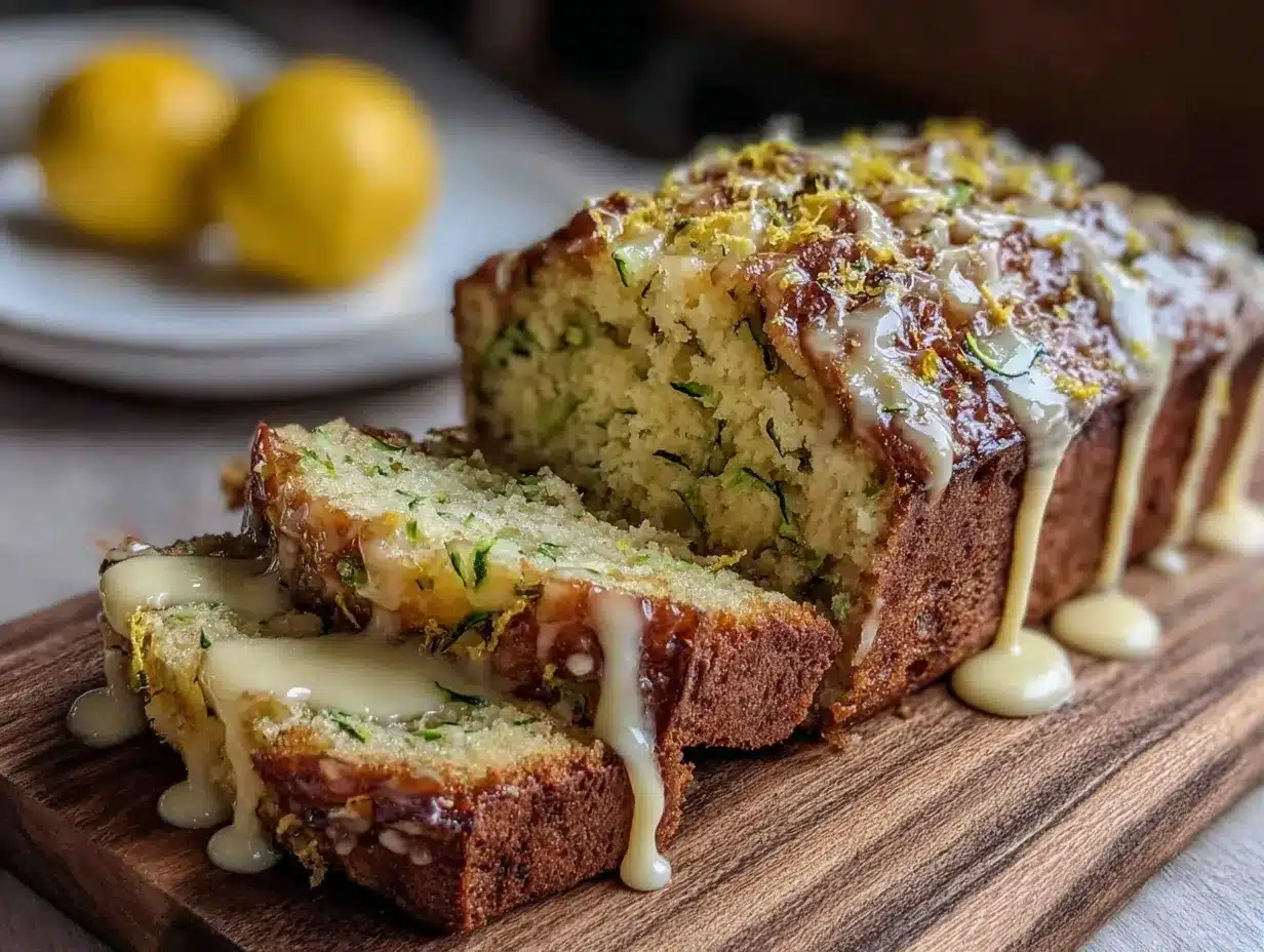 moist lemon zucchini bread preparation steps