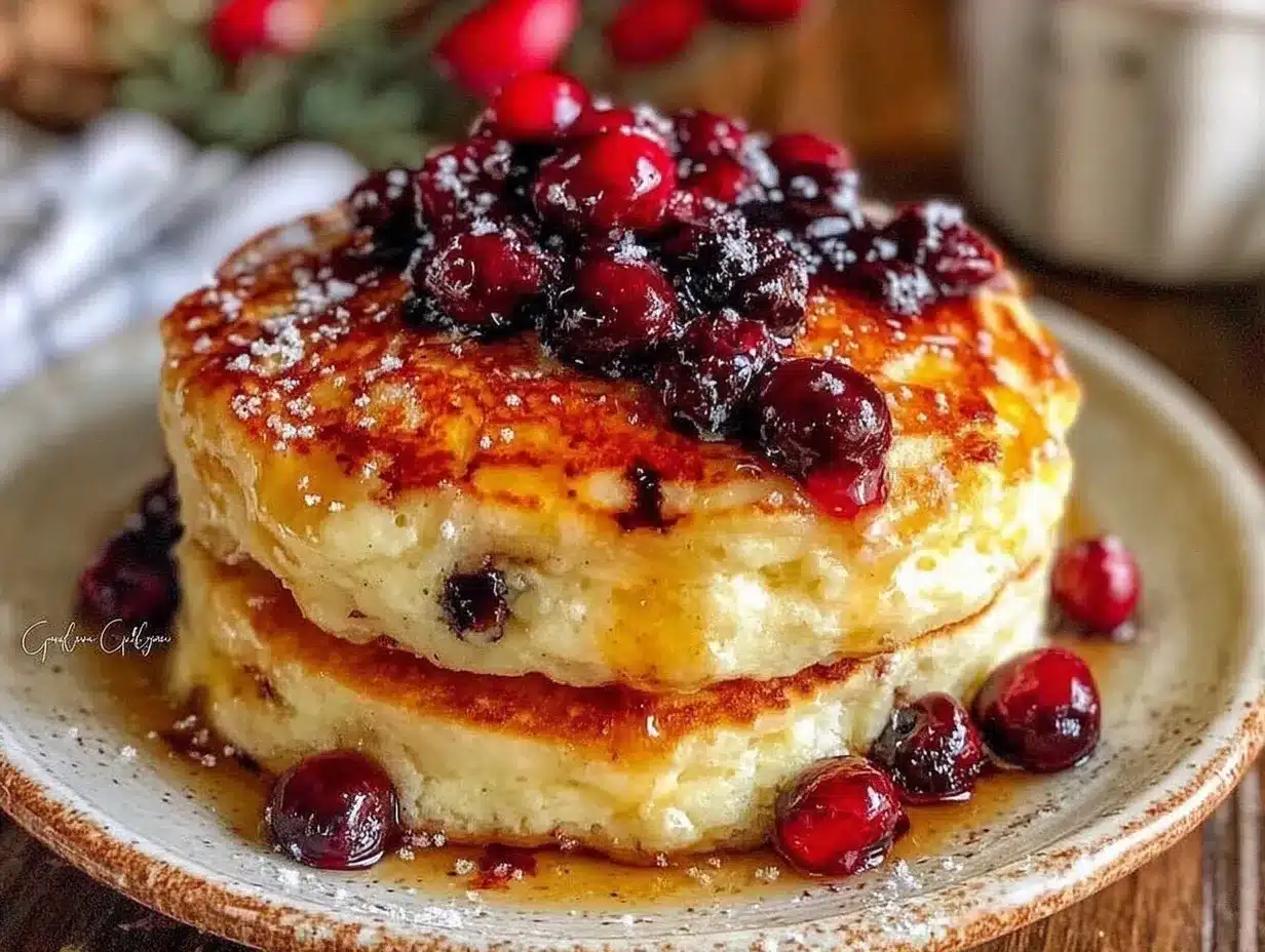 Montana-style huckleberry pancakes preparation steps