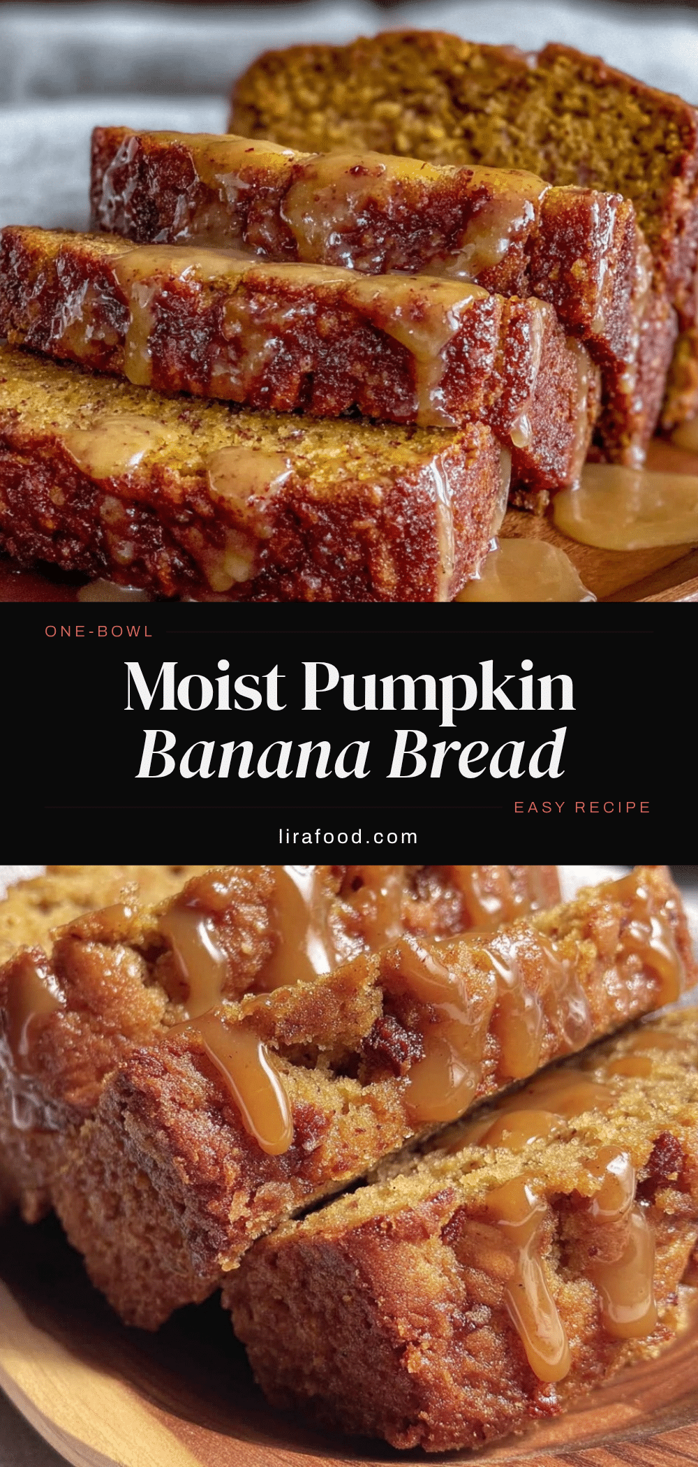 one bowl pumpkin banana bread recipe