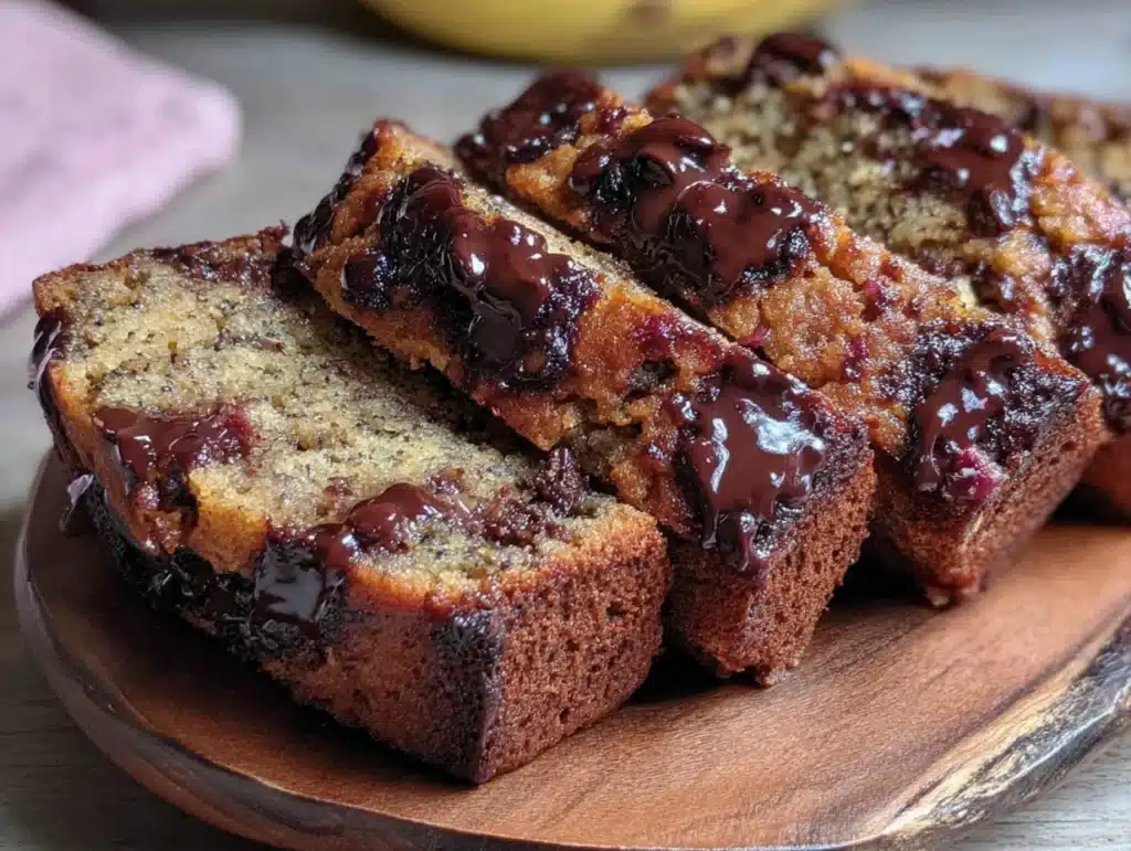 one-bowl whole wheat banana bread - featured image