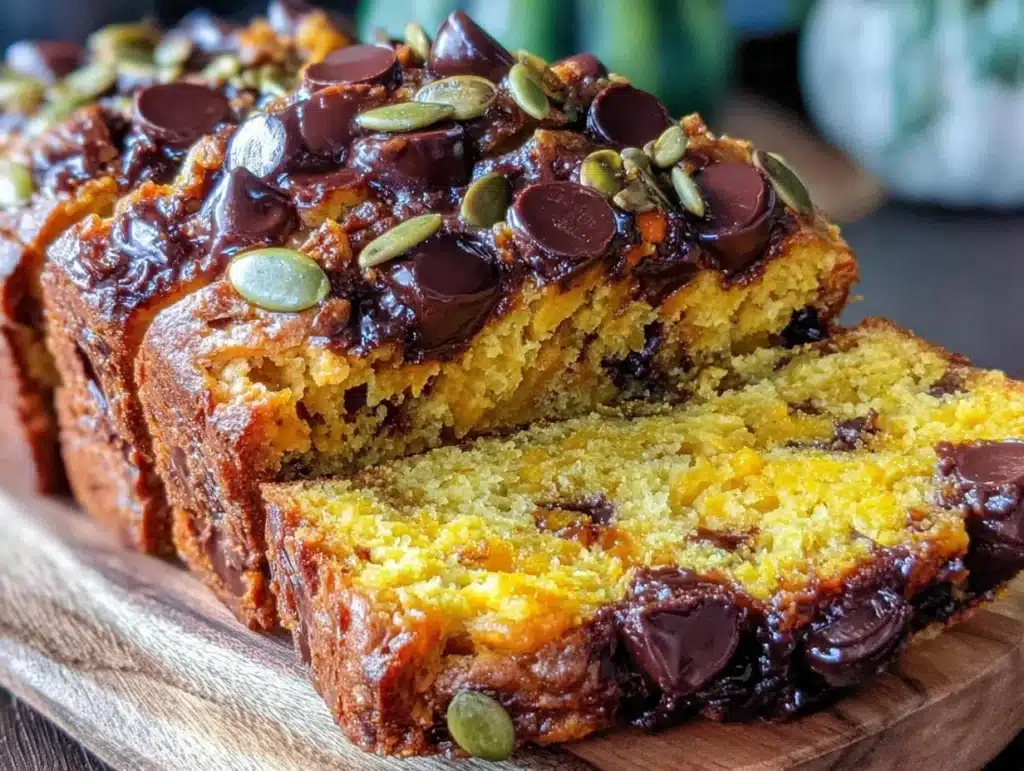 pumpkin chocolate chip sourdough bread - featured image