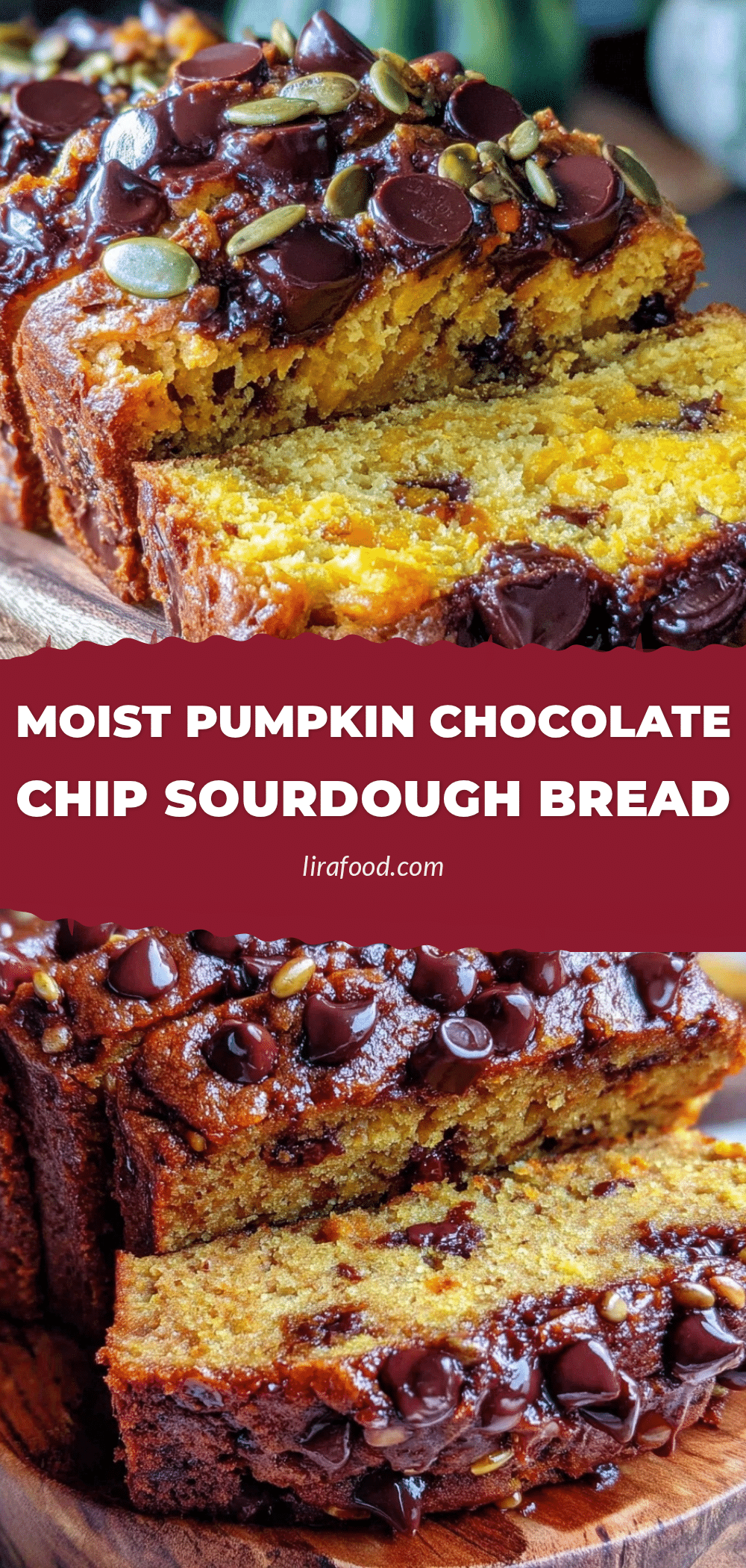 pumpkin chocolate chip sourdough bread recipe