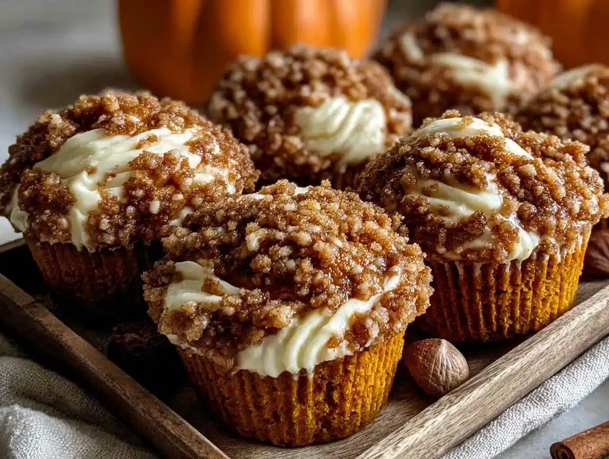 pumpkin cream cheese muffins preparation steps